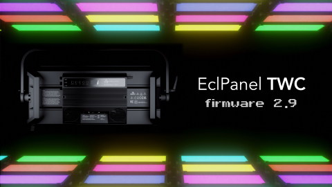 La nuova release firmware 2.9 per PROLIGHTS EclPanel TWC